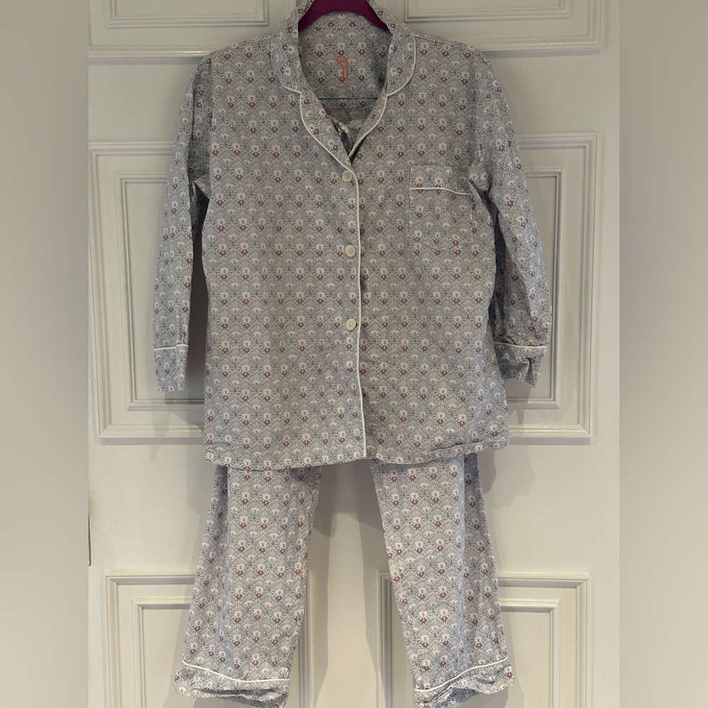 Serena & Lily Block Print Pajama Set